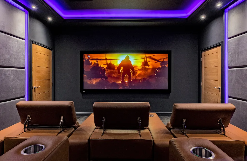 Home cinéma maroc ecran de projection fixe motorisé electrique